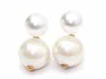 Double Pearl Earrings