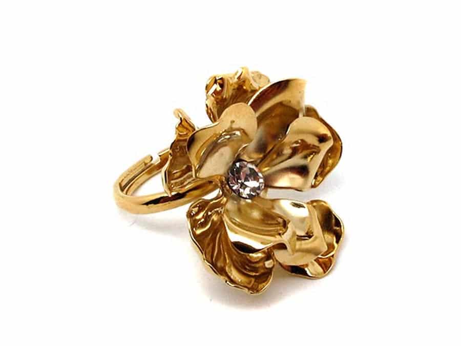 golden flower ring Golden Flower Ring - Image 1