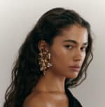 Silver and gold earrings - Image 2