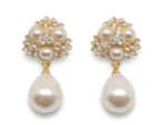Pearl Drop Earrings - Image 3