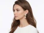 Pearl Drop Earrings - Image 2