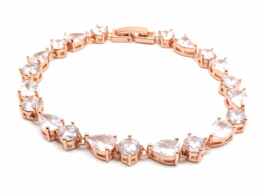 צמיד רוז גולד כלות Lili Bracelet - Image 1